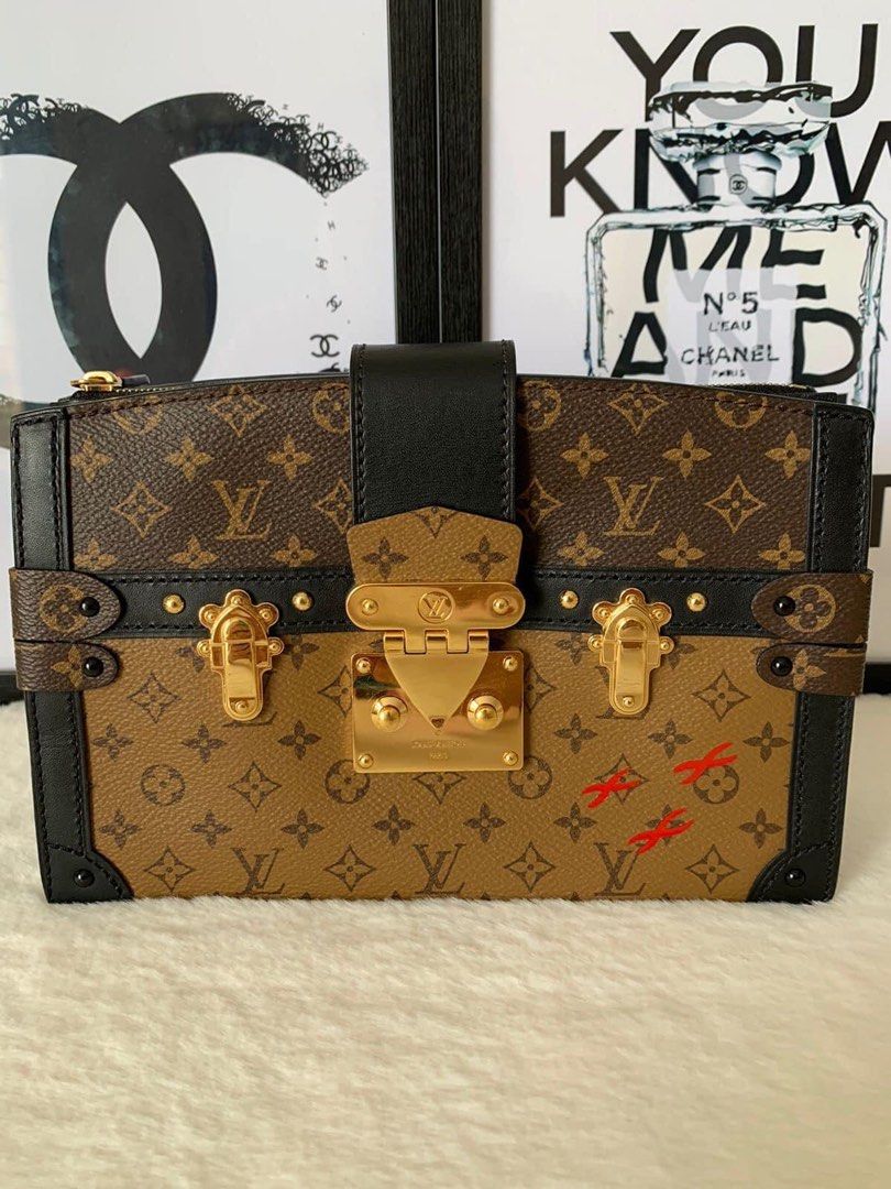 LV Trunk Clutch Reverse Monogram, Luxury, Bags & Wallets on Carousell