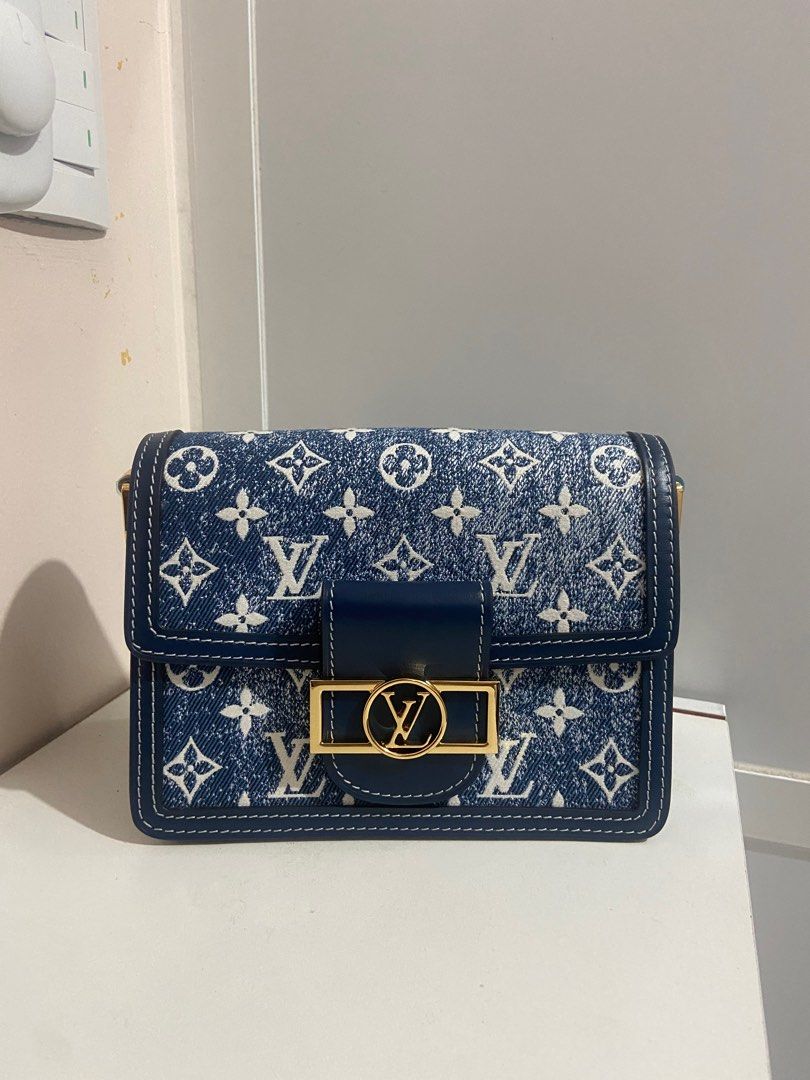 Designer Luxury DAUPHINE MM Shoulder Bag Denim Jacquard Crossbody Bag  M59631 From Luxuryhandbag1, $109.65