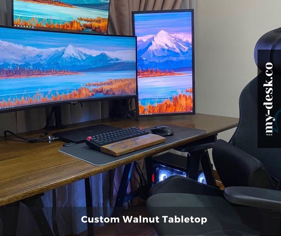 Solid gaming best sale desk