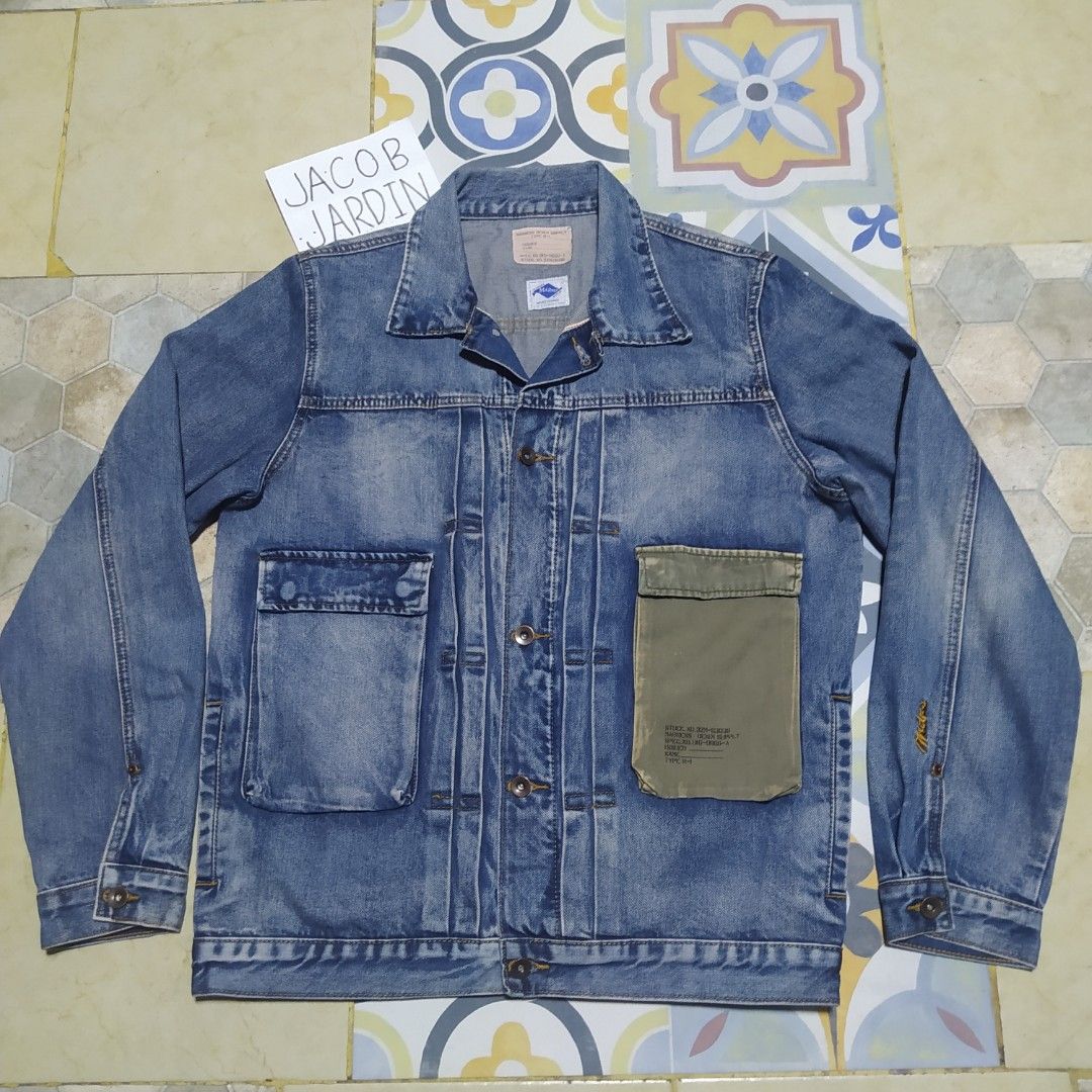 MADNESS CARGO POCKET DENIM JACKET
