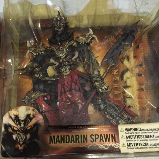 Mandarin Spawn 6" (Category: Toy Figures) located in Singapore. Submitted by dunny189 (Listing ID 1220931815, Image 2). Description: Mandarin Spawn Pic 2 - $26 Pic 3 - $23 Pic 4 - $18 (Without Box) Collect from Tiong Bahru MRT or Blk 107, Jalan Bukit Merah, S160107 (If you Drive).