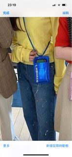 韓國Marhen.J glow blue色電話袋
