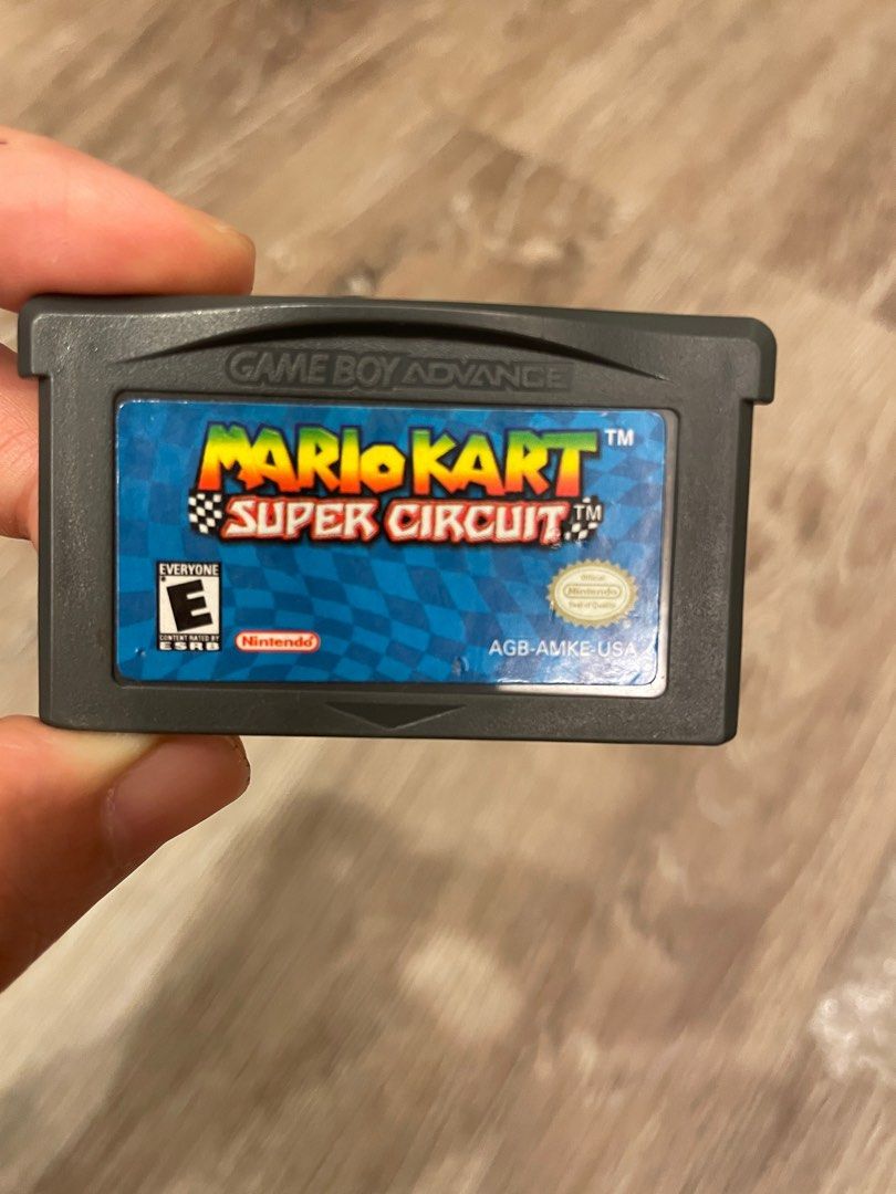 Mario Kart Super Circuit Gameboy Advance, Video Gaming, Video Games