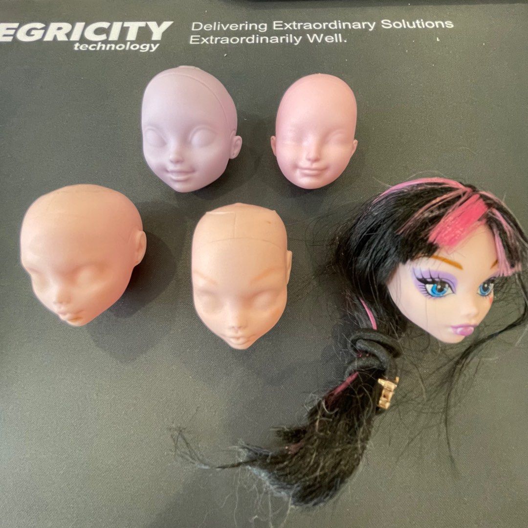 Matter Monsters High Doll heads, Hobbies & Toys, Toys & Games on Carousell