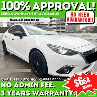 Mazda 3 1.5 Deluxe Sunroof  Auto