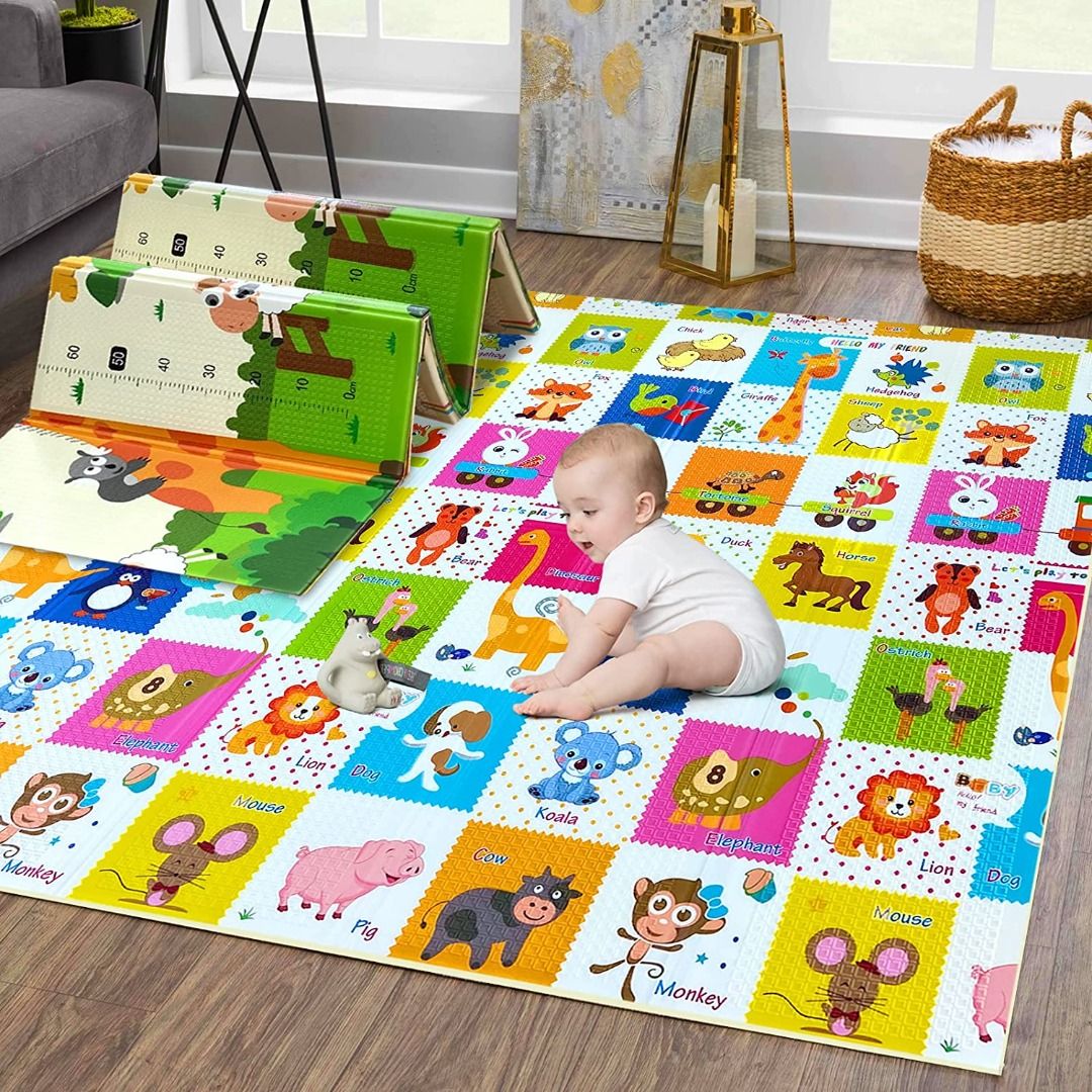 Mergren Baby Play Mat, Large XPE Waterproof Foam Foldable Baby