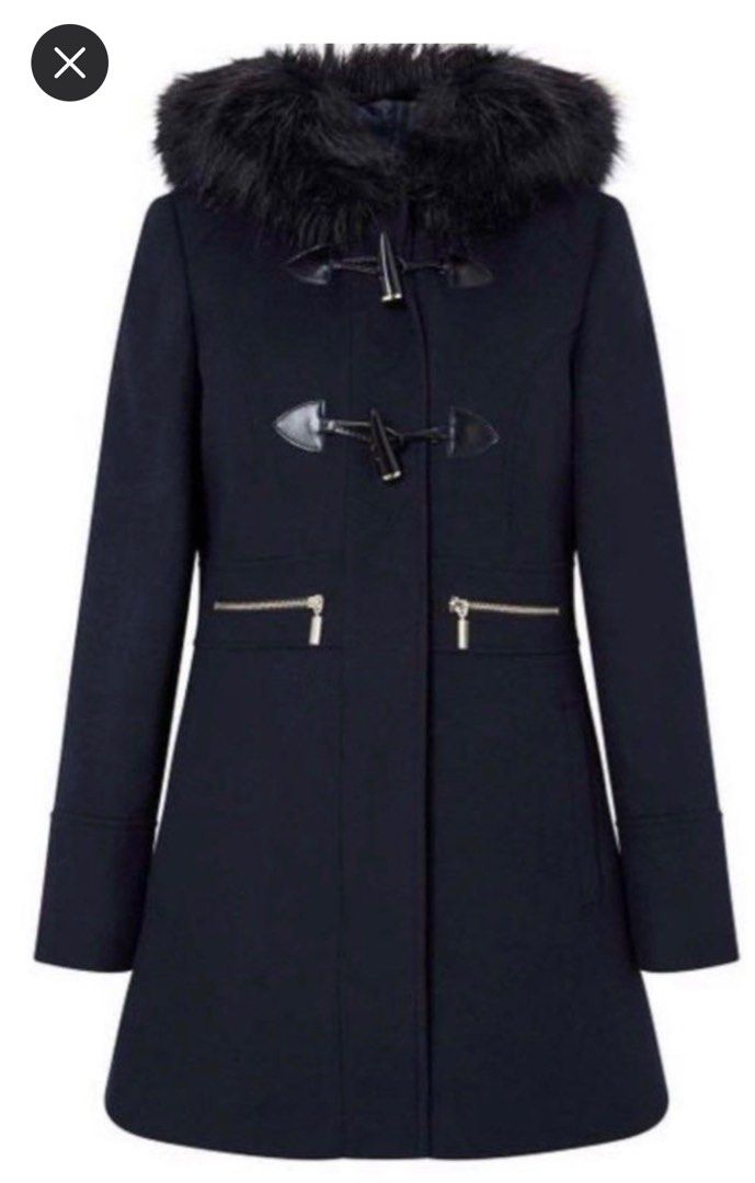 Miss selfridge top toggle coat
