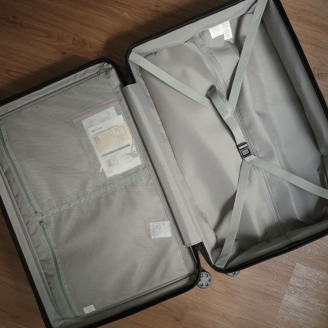 MUJI 75L Black Luggage, Hobbies & Toys, Travel, Luggage on Carousell