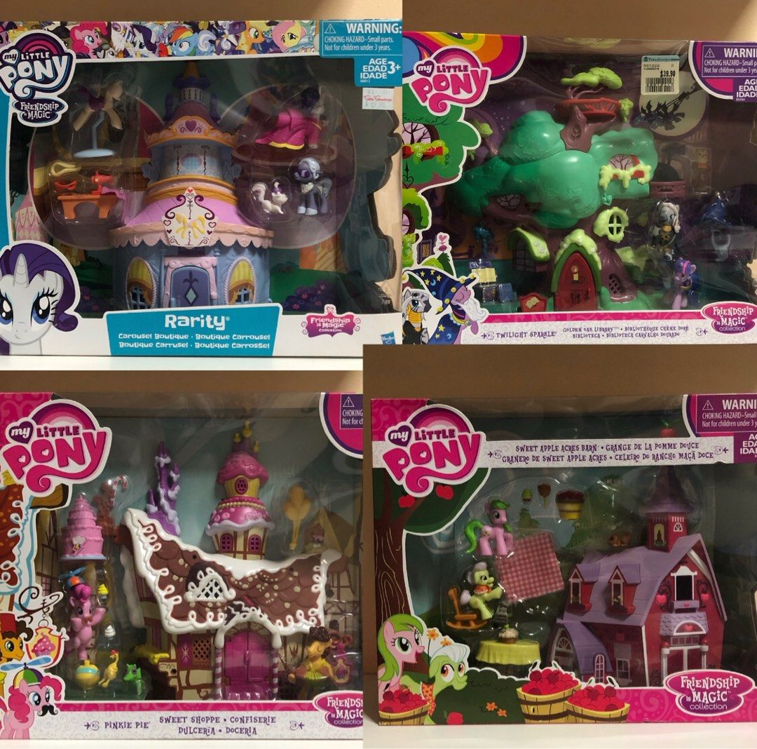 My Little Pony Playset (3), Hobbies & Toys, Toys & Games on Carousell