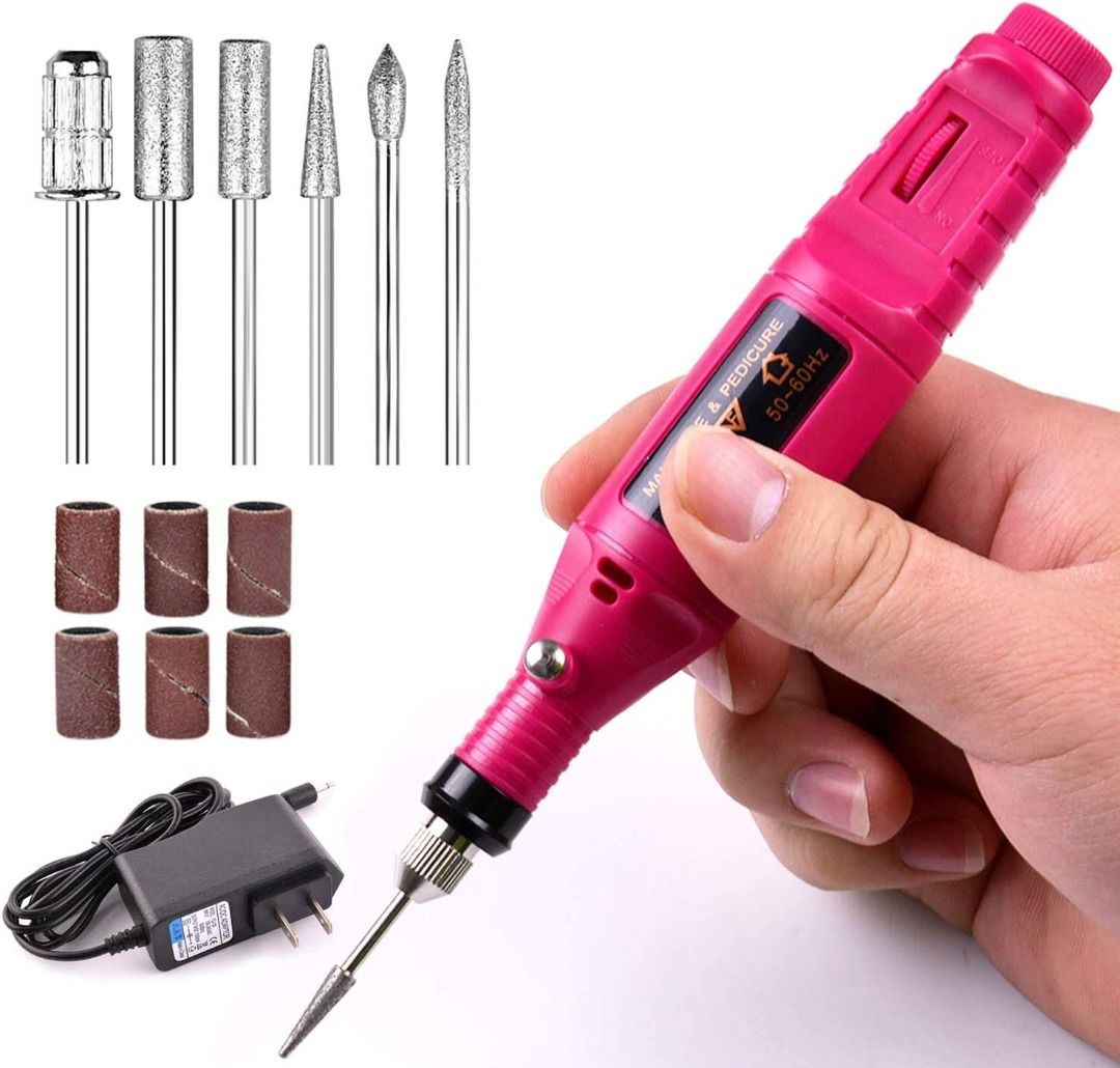 N01 Kathy Electric Nail File Machine Professional Nail Art Drill Set