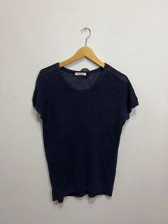 Navy knitwear