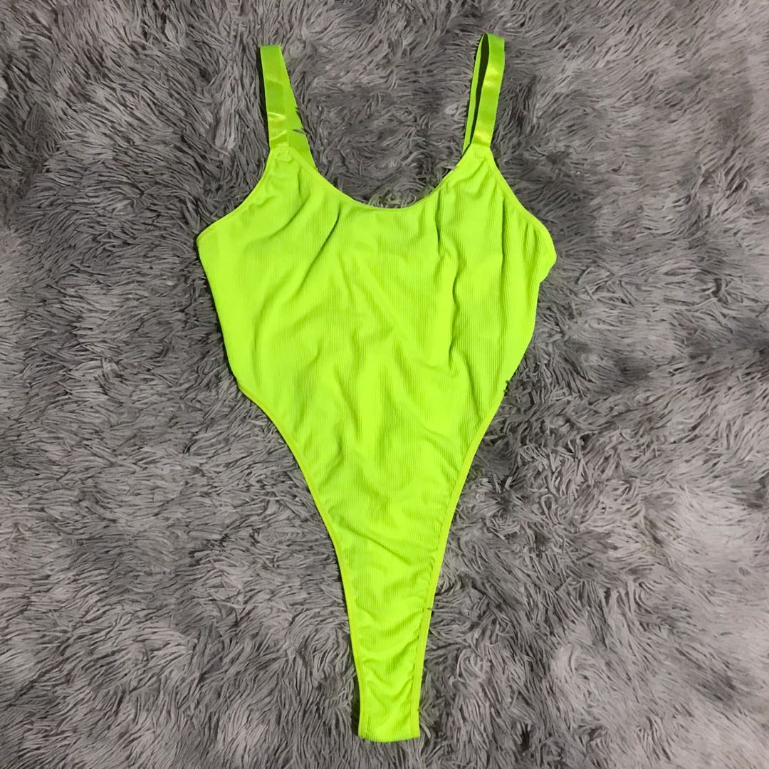 Neon Green Bodysuit on Carousell