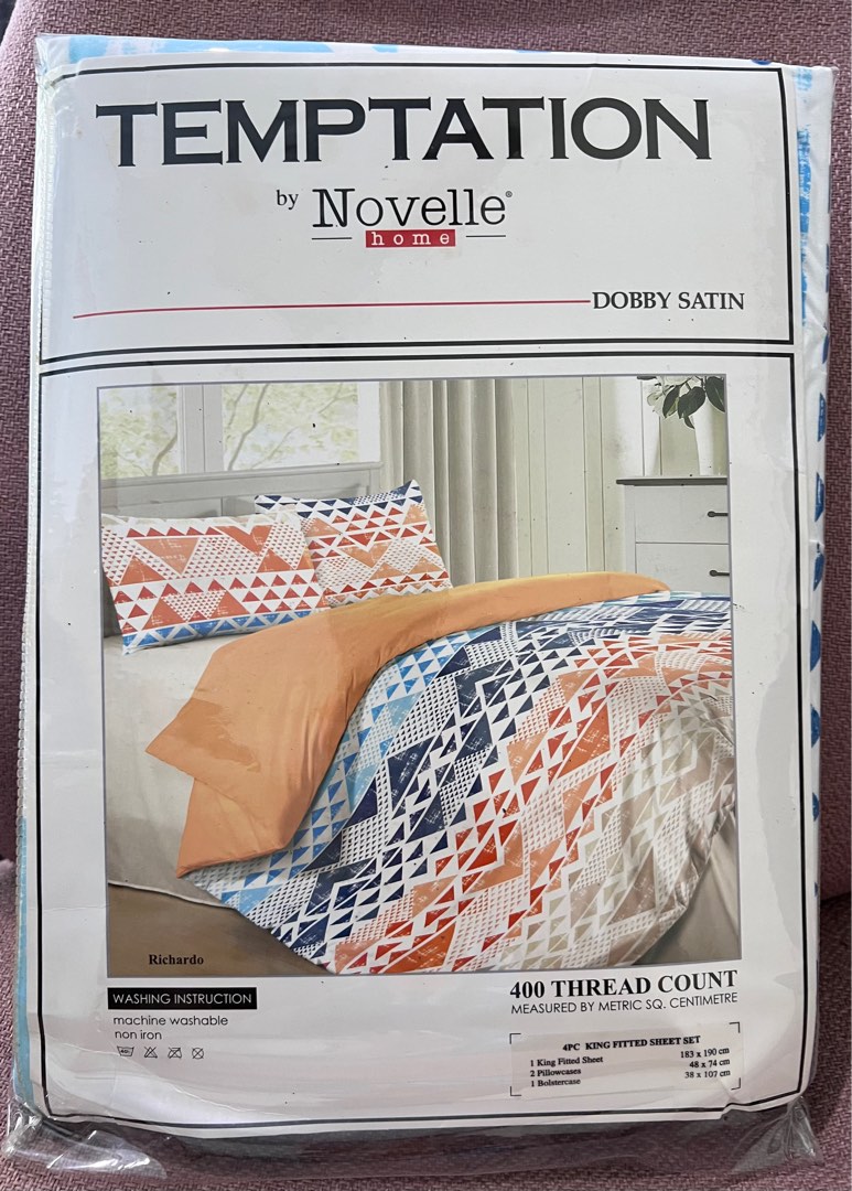 [NEW] Novelle fitted bedsheet king size, Furniture & Home Living