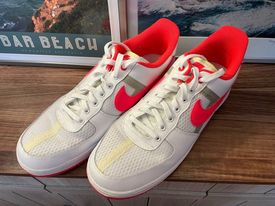 Nike Air Force 1 Low Transparent White Crimson US11
