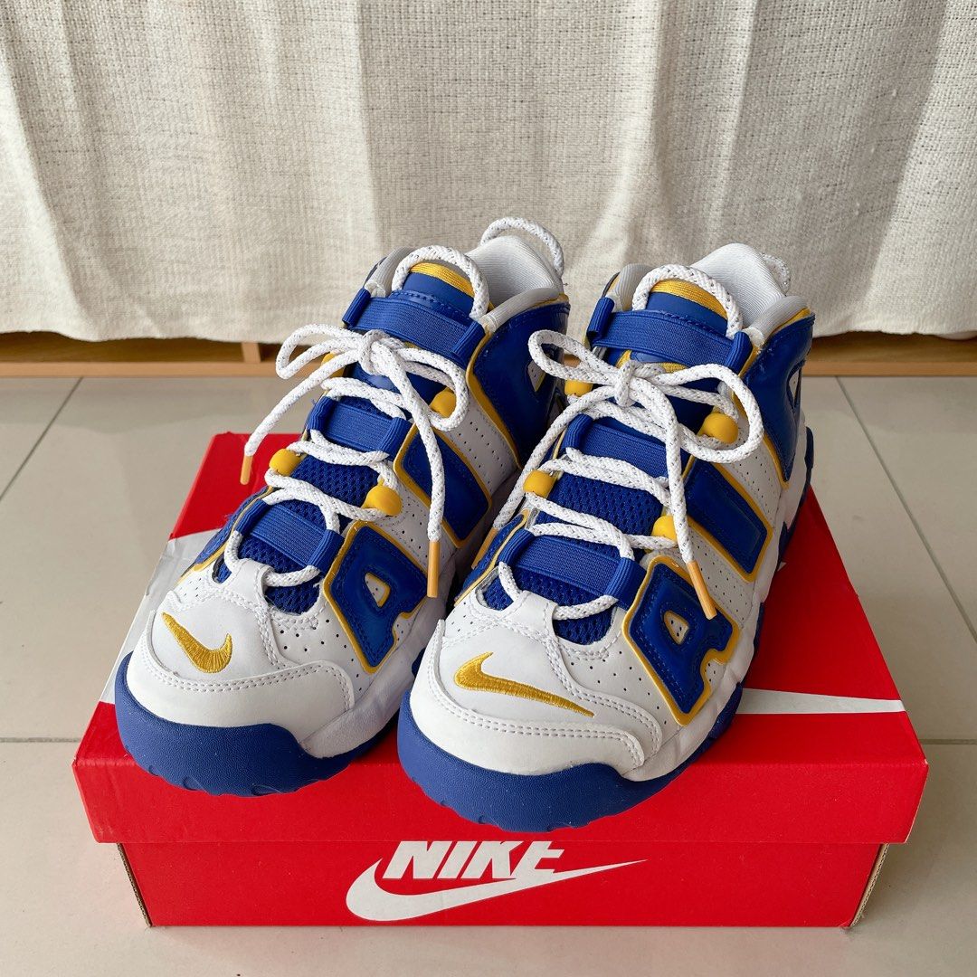 NIKE AIR MORE UPTEMPO 皮朋 藍白 5Y 23.5cm