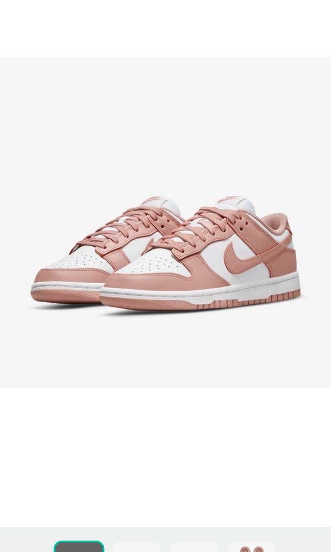 Nike Dunk Low Rose Whisper, Women's Fashion, Footwear, Sneakers on