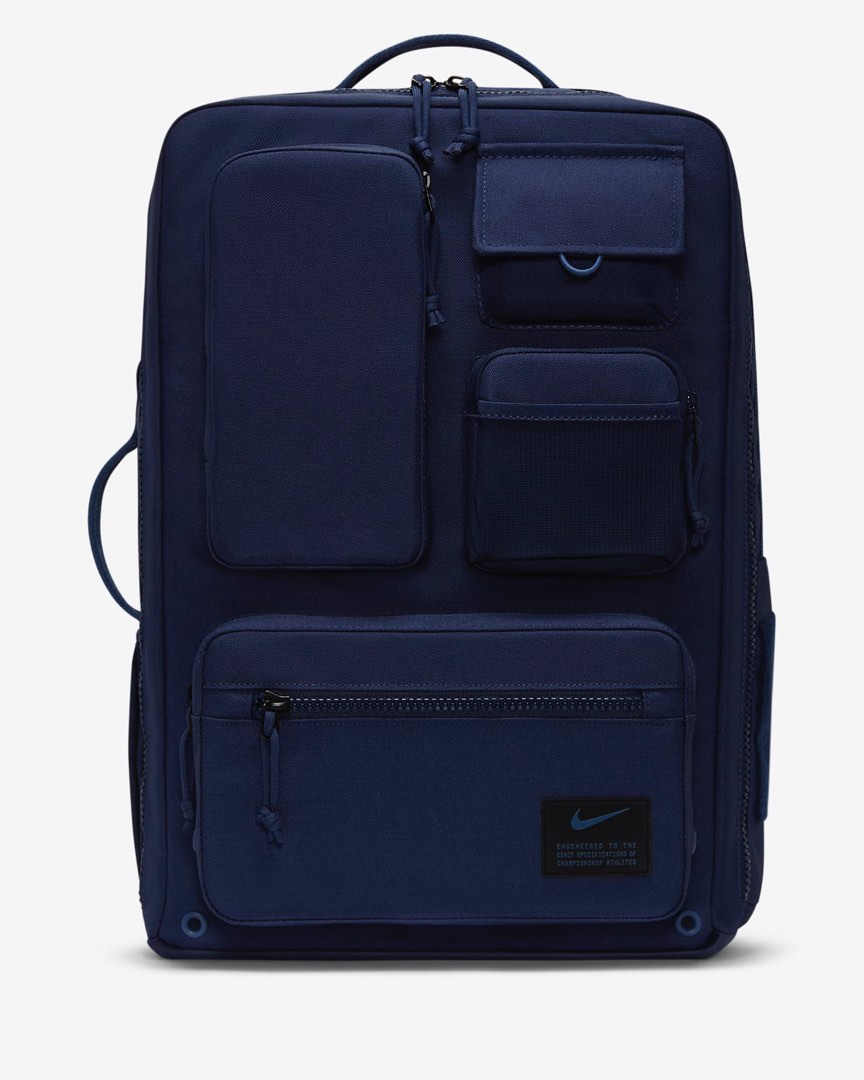 Nike elite backpack navy blue sale