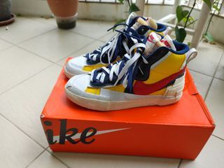 Nike x Sacai Blazer Mid "Snow Beach" (Maize Navy)