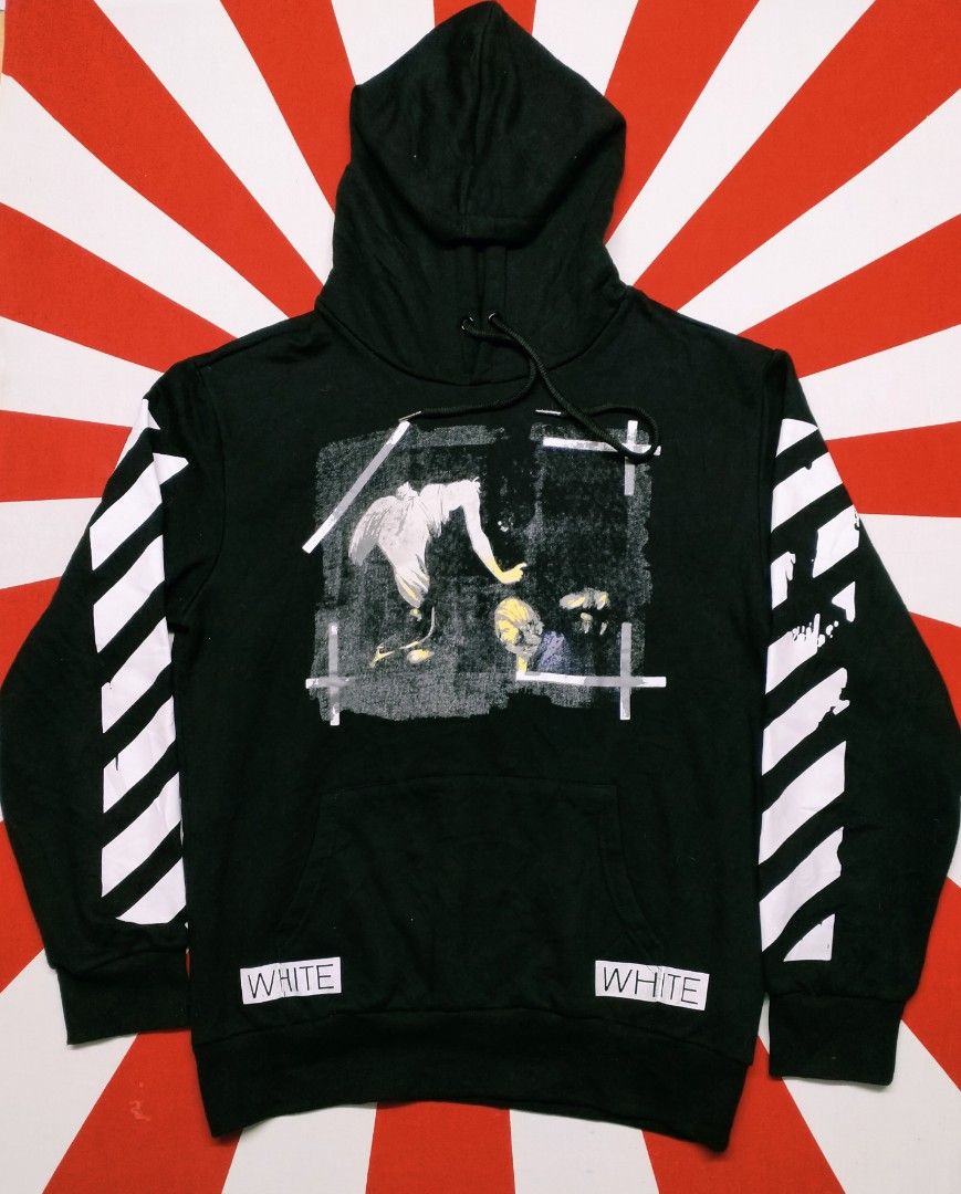 OFF WHITE HOODIE Men s Fashion Coats Jackets and Outerwear on