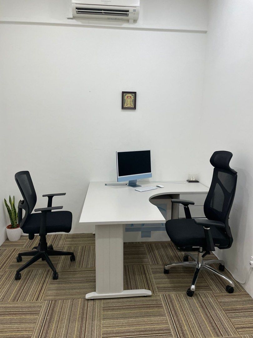 Office table & chairs, Furniture & Home Living, Furniture, Tables