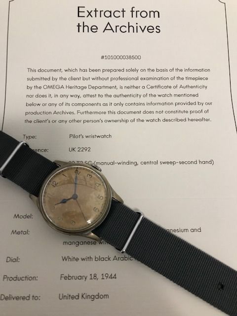 Omega CK2292 HS^8 WWII Royal Navy Military Watch 二戰時期皇家