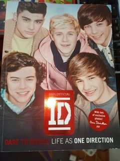 One Direction BOOK DARE TO DREAM LIFE AS ONE DIRECTION