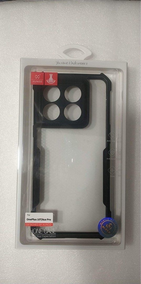 oneplus 10t/ace pro (Category: Cases & Sleeves) located in Mandaluyong City. Submitted by kaikhaleb (Listing ID 1220952512, Image 1). Description: for sale xundd case for oneplus 10t/ace pro retails : 200 wholesale : 180.