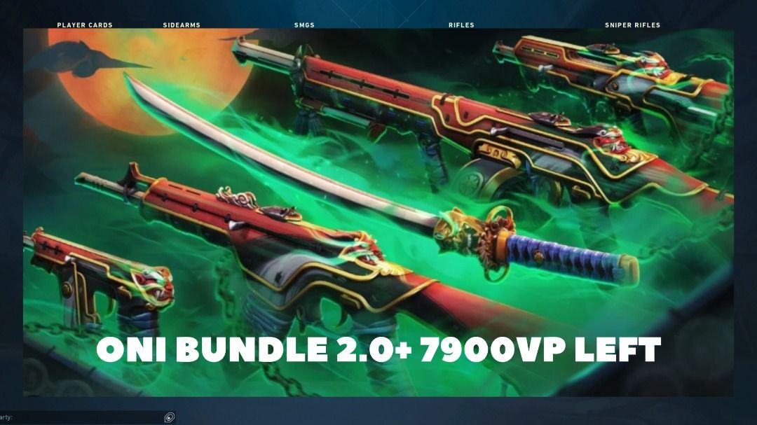 Oni bundle 2.0 + 7900vp / Valorant Account, Video Gaming, Gaming ...