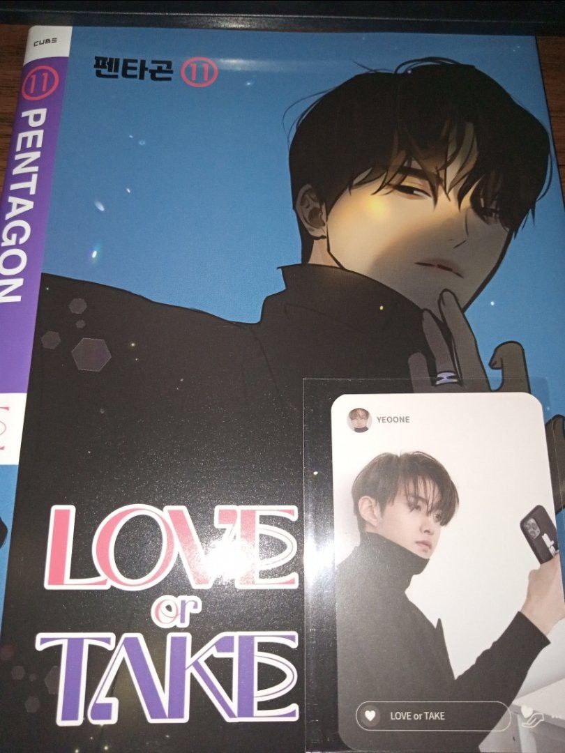 Pentagon Yeo One Love or Take COVER + PC (Category: K-Wave Merchandise) located in Manila. Submitted by lost.paradise (Listing ID 1221043914, Image 1). Description: WTS LFB PH • PENTAGON Yeo One Cover + Photocard ₱149 MOP: gcash SHIP VIA: lalamove, grab, gogoxpress (mnl/qc) dm me if ur interested! 🏷️ wts lfb wtt wtb ph ptg jinho hui hongseok shinwon yeo one yanan yuto kino wooseok love or take lot pc photocard.