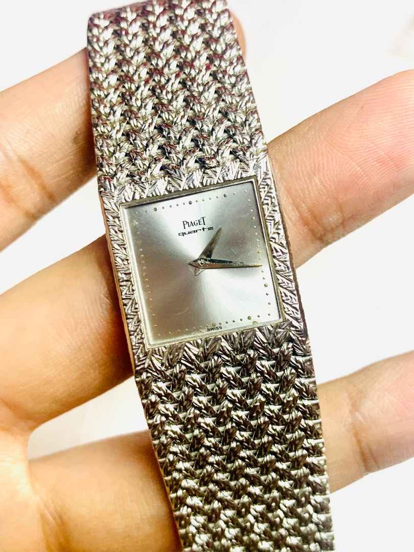 PIAGET Polo 7131 18k White Gold 25mm Quartz Watch 18k White Gold