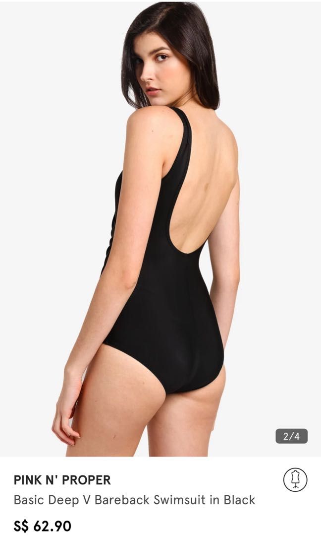 deep v swim suit