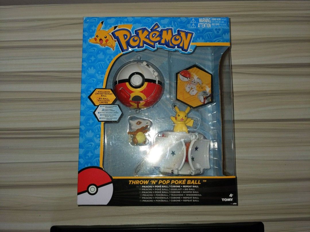 Pokémon Throw 'n' Pop Poké Ball - Pikachu e Cubone