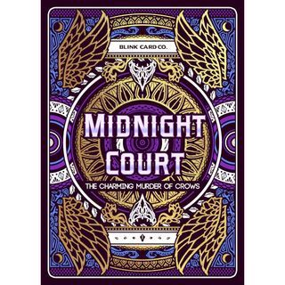 Poker Cards - Midnight Court Playing Cards, WJPC 2021, Kickstarter, extra Joker, double backer, crow birds, mages, 3rd Indigo War, Eastern Seaboard Iron and Glow from the Pits of Arth. Brand new, sealed, MM