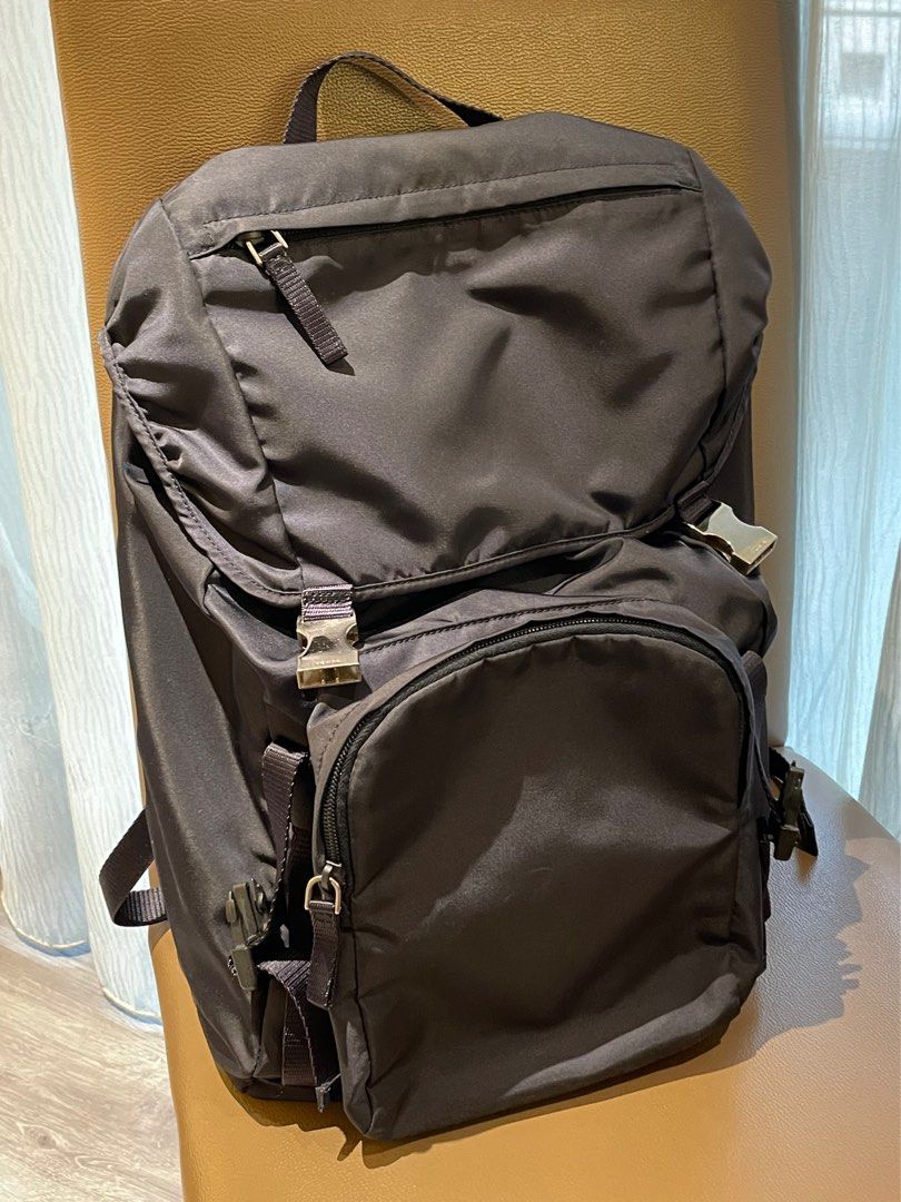 Prada V135 Tessuto Nylon Backpack, Luxury, Bags & Wallets on Carousell