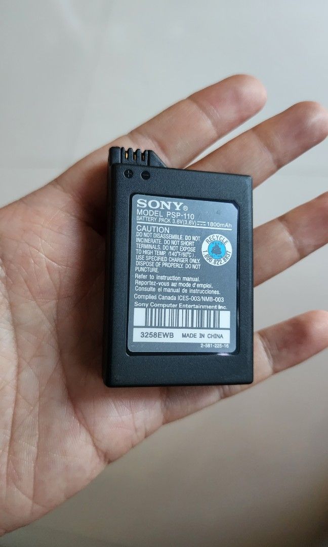 PSP 1000 Battery, Video Gaming, Gaming Accessories, InGame Products on