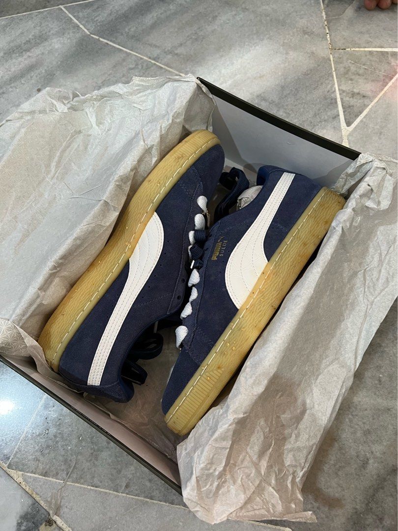 Puma suede blue women discount
