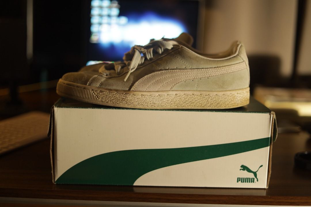 Puma Suede Classic Blue Flower Puma White