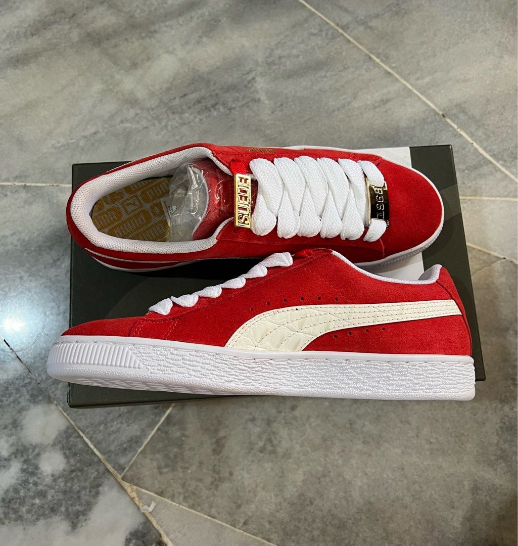 PUMA SUEDE FLAME SCARLET WOMEN UK5