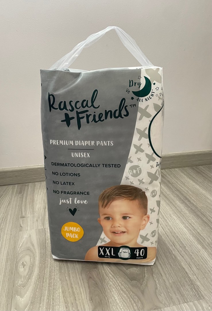 Rascal+Friends Premium Diaper Pants XXXL 44pcs