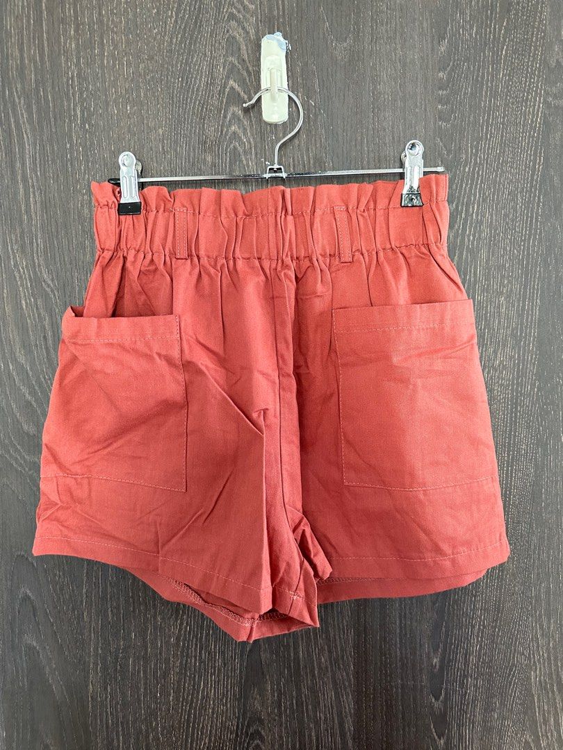 Red deals orange shorts