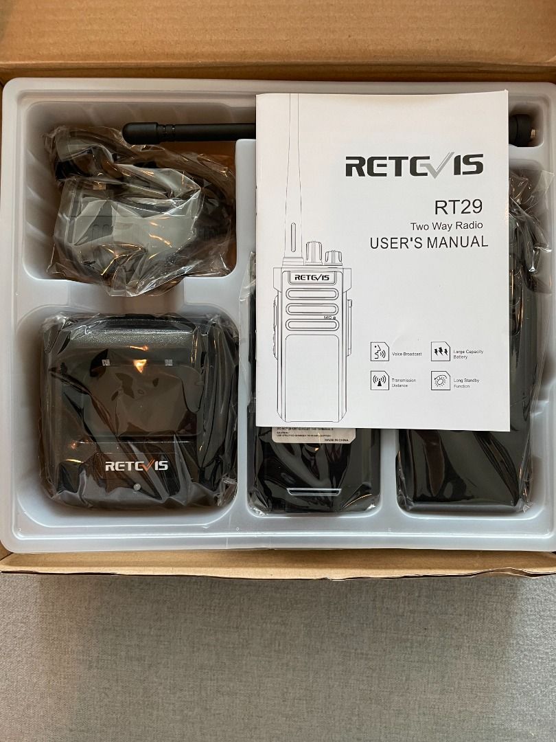 Retevis: RT29 (Long Range Waterproof UHF radio), Mobile Phones ...
