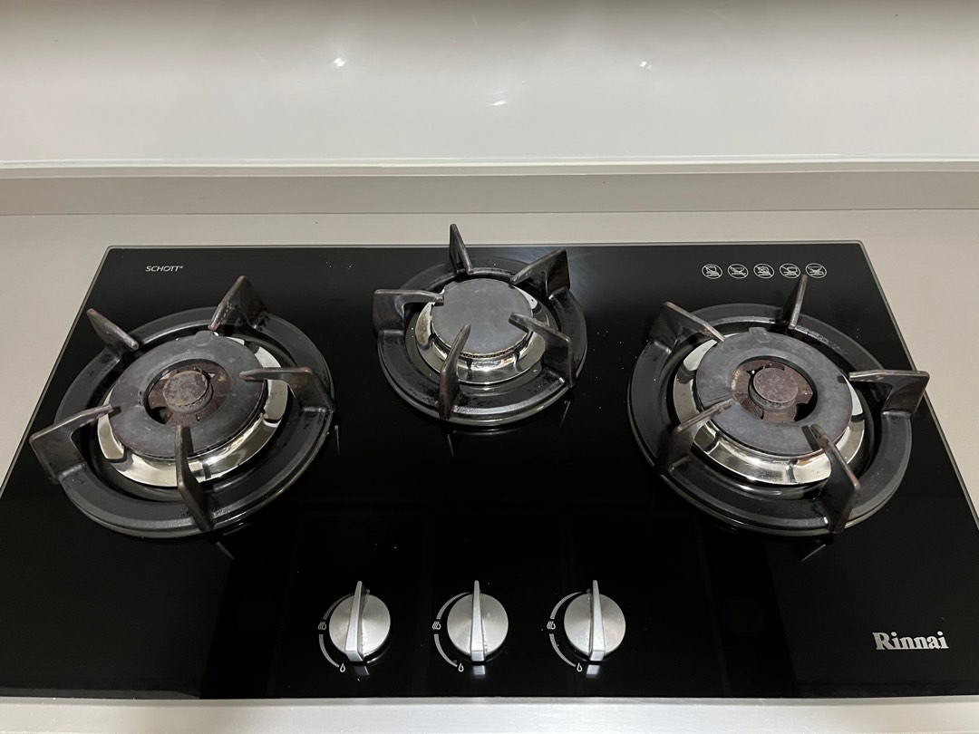 Rinnai Gas Hob 3 burners, TV & Home Appliances, Kitchen Appliances