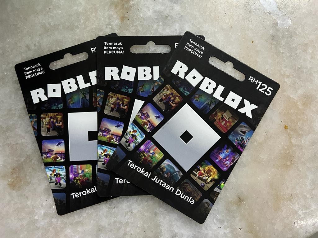Roblox Toy Roblox Gift Card Malaysia Ready Stock Robux Code Robox