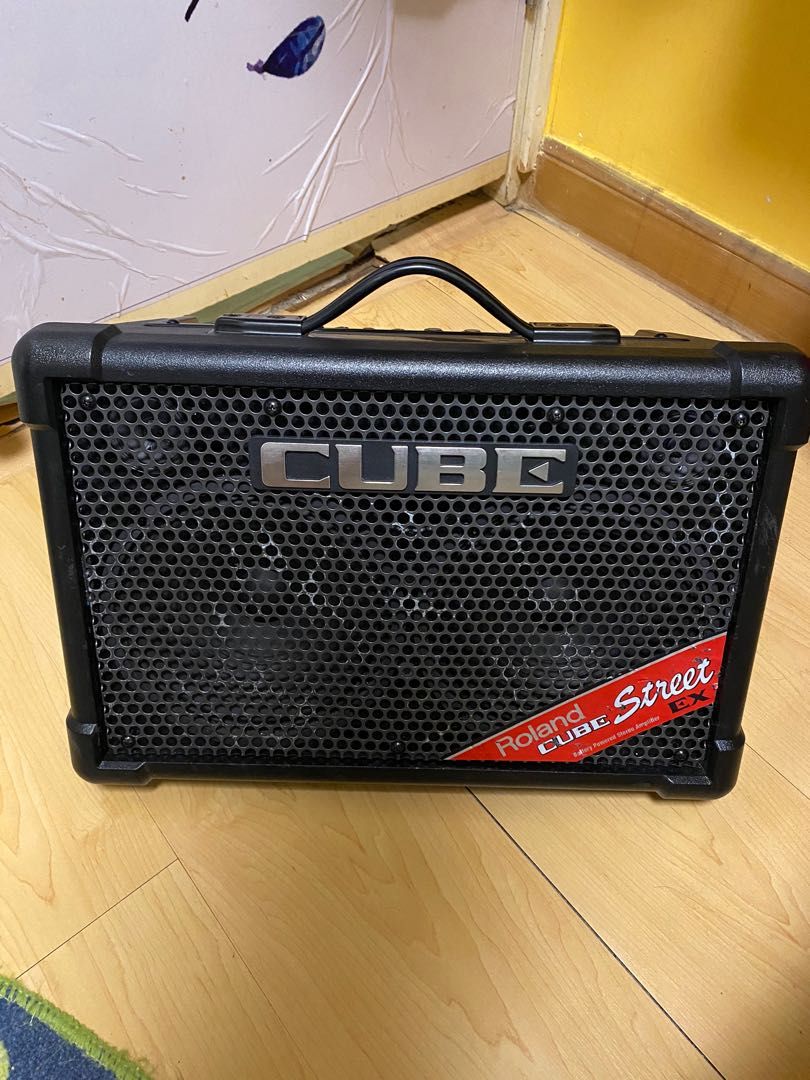 新淨Roland Cube Street Ex(大Cube)Busking amp有單有火牛, 音響器材