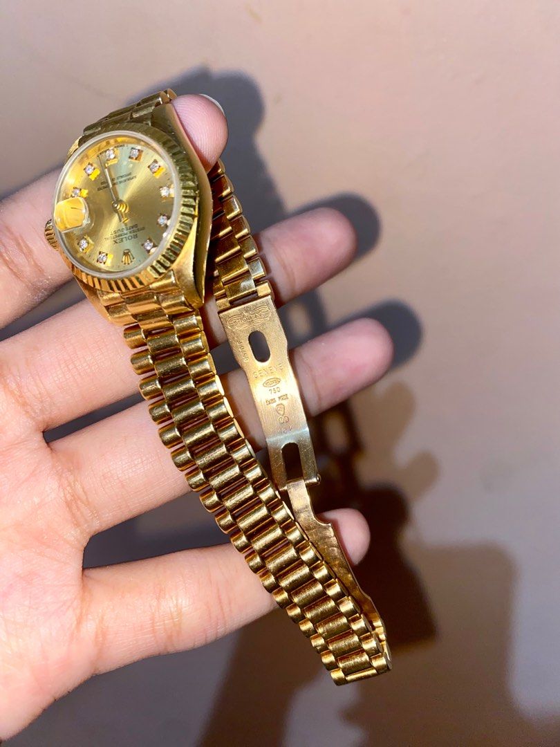 Jam rolex deals 18k