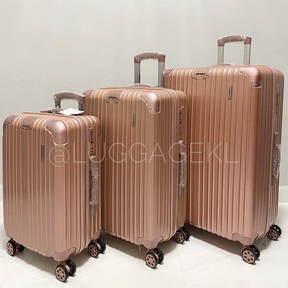 ROSE GOLD 3IN1 LUGGAGE SETS