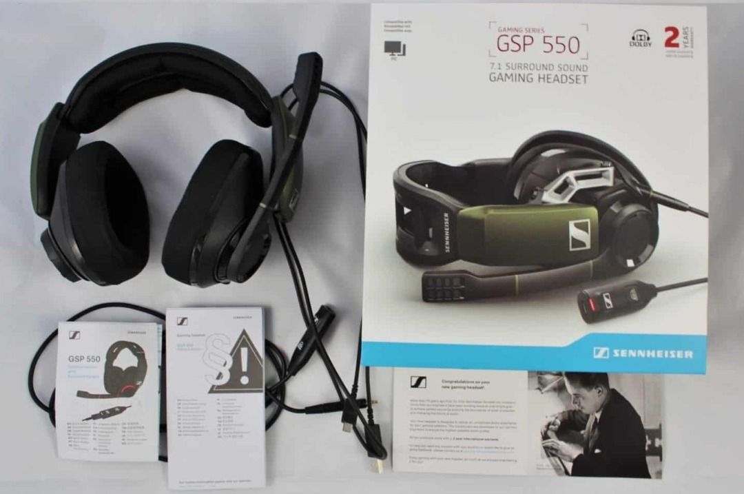 Sennheiser GSP 550 PC Gaming Headset with Dolby 7.1 Surround Sound