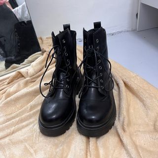 Shein combat boots
