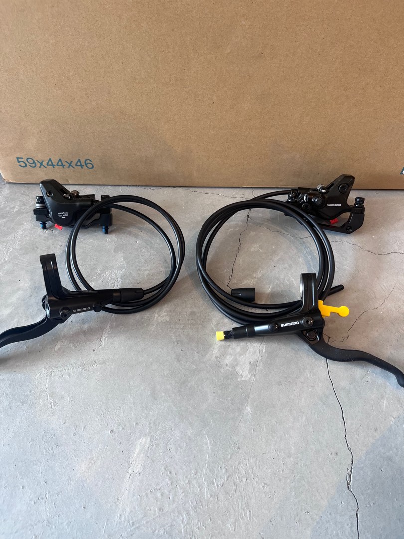 Shimano MT410/MT401 Hydraulic Disc Brakes, Sports Equipment, Bicycles ...