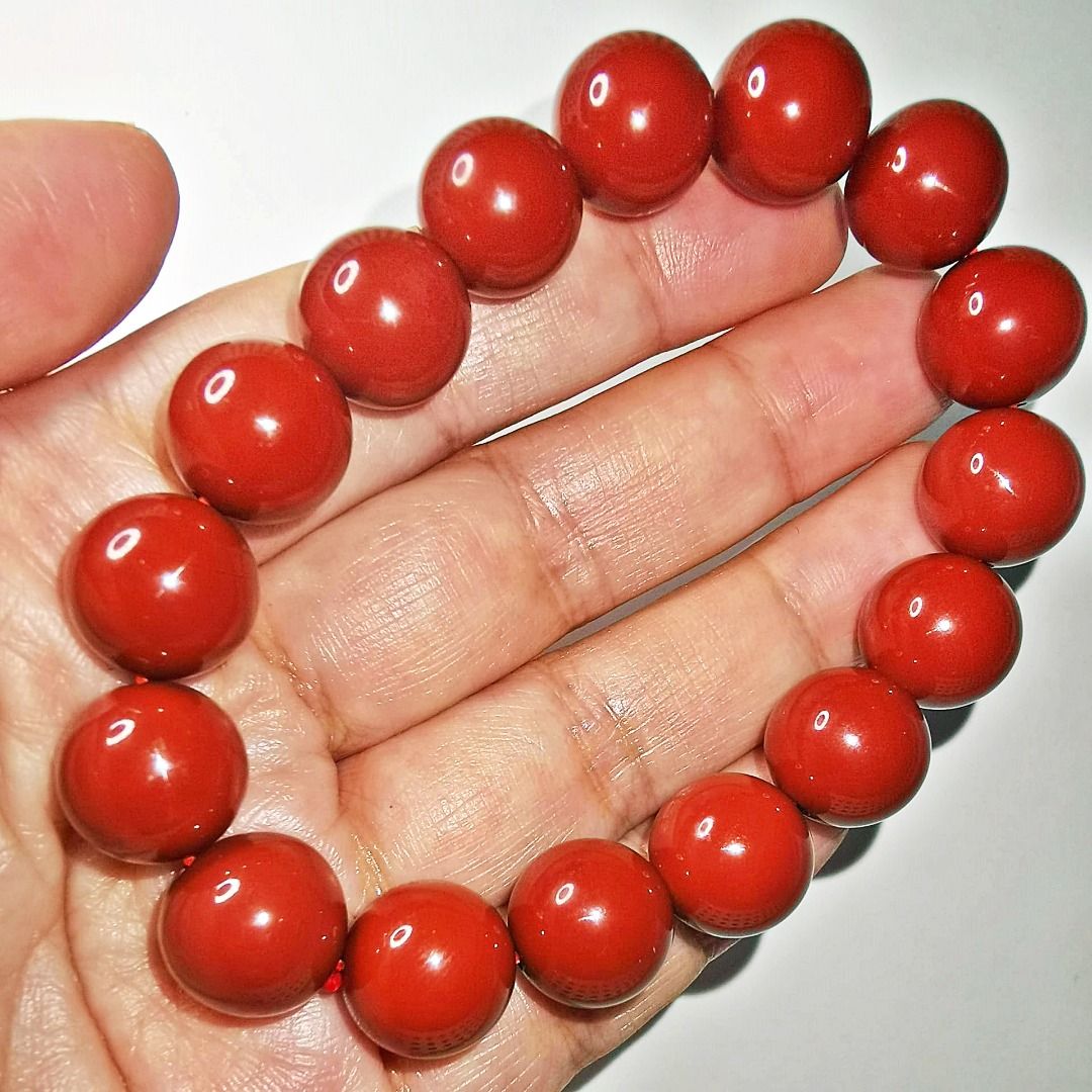 Southern Red Agate Bracelet Y04 9mm Y06 13mm with certificate FREE Post natural crystal stone gemstone